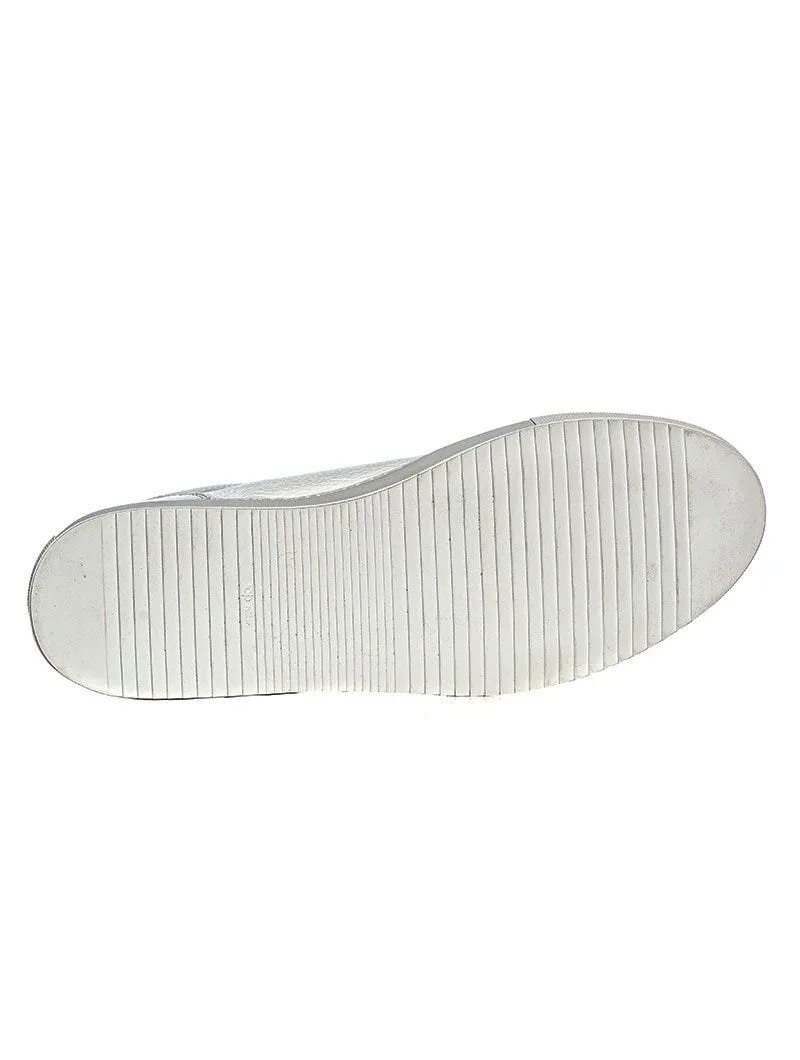 009 SNEAKERS IN WHITE LEATHER