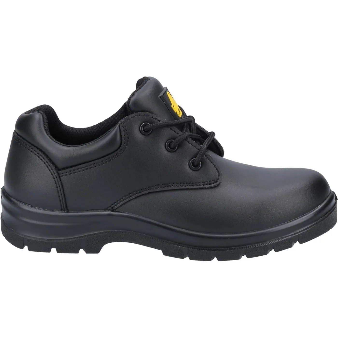 Amblers Safety AS715C Black Ladies Smooth Action Leather Safety Shoes