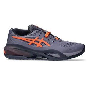 Asics Gel-Resolution X Greyish Purple & Nova Orange Men's Tennis Shoes