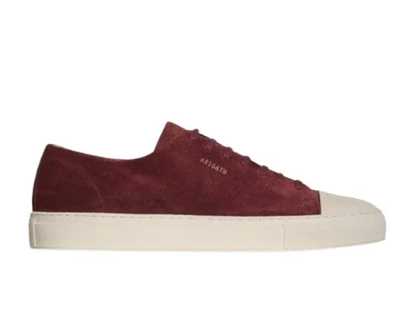 AXEL ARIGATO CAP TOE SNEAKER BURGUNDY SUEDE LEATHER Shoes Size 37 UK 4 US 7 ladies