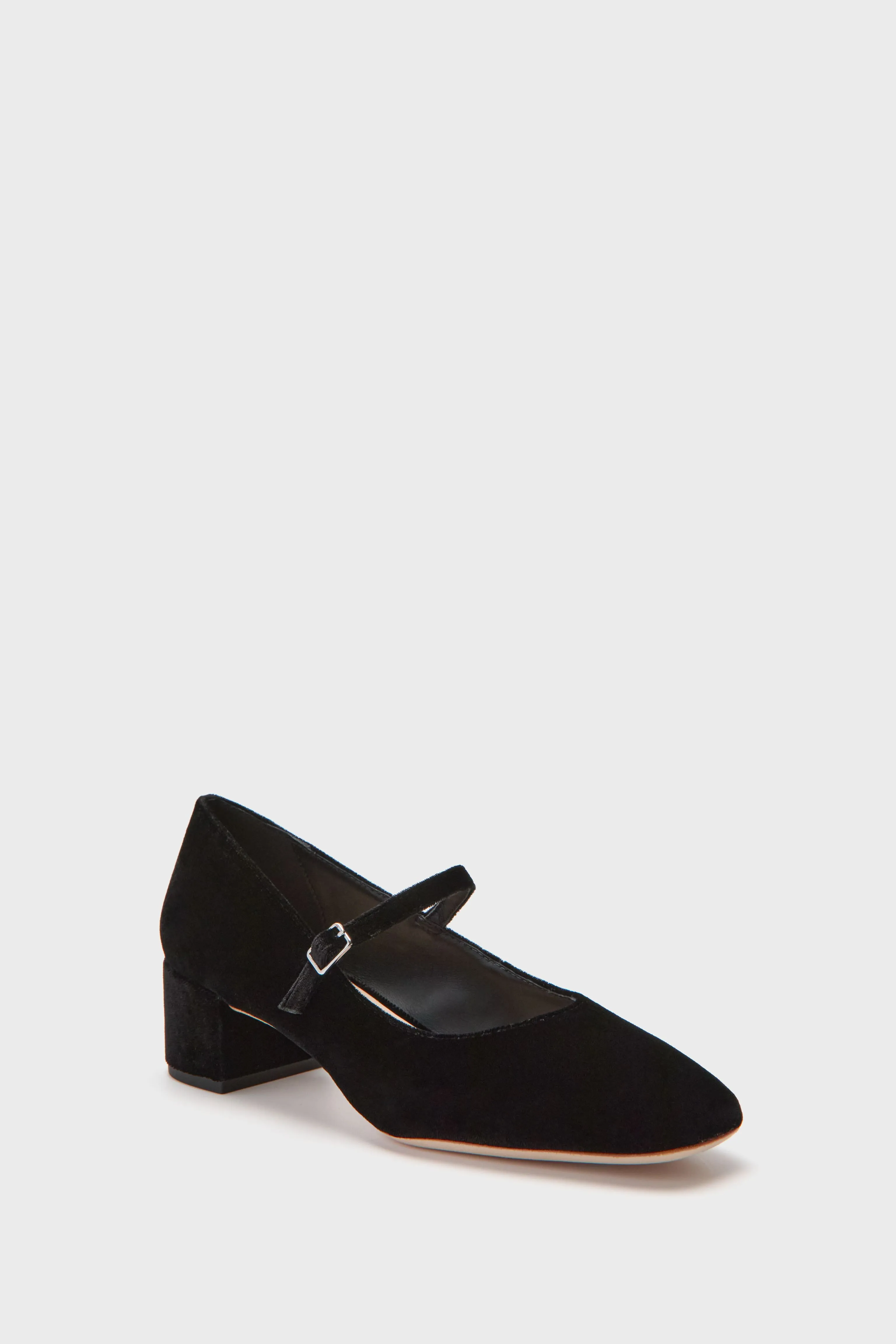 Black Velvet Lyra Heels