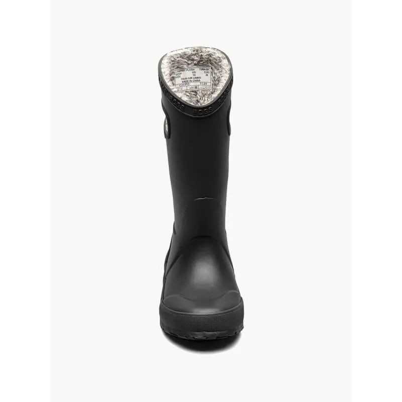 BOGS KIDS RAINBOOT PLUSH - BLACK