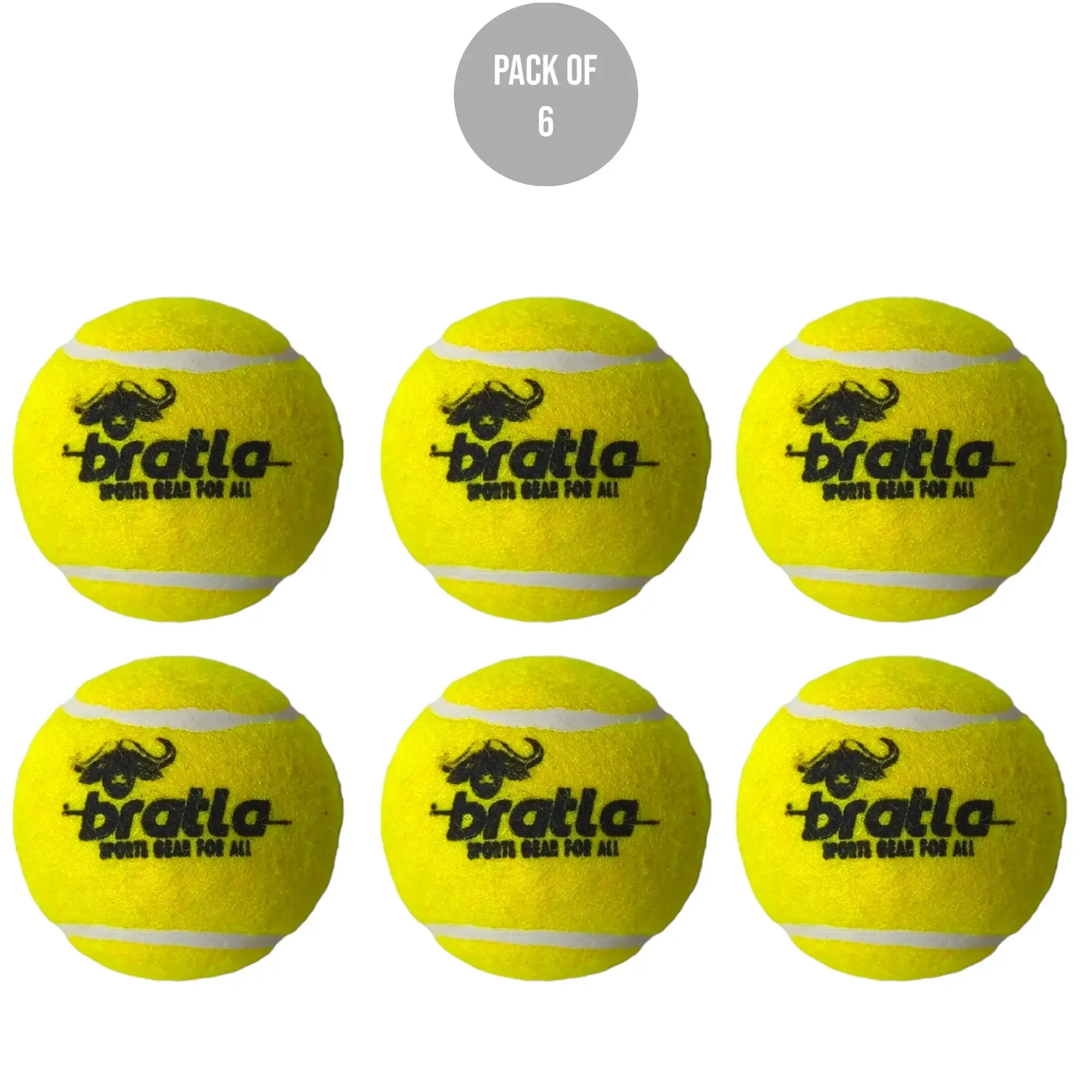 Bratla Pro Cricket Tennis Tape Ball Pack of 3 Lightweight