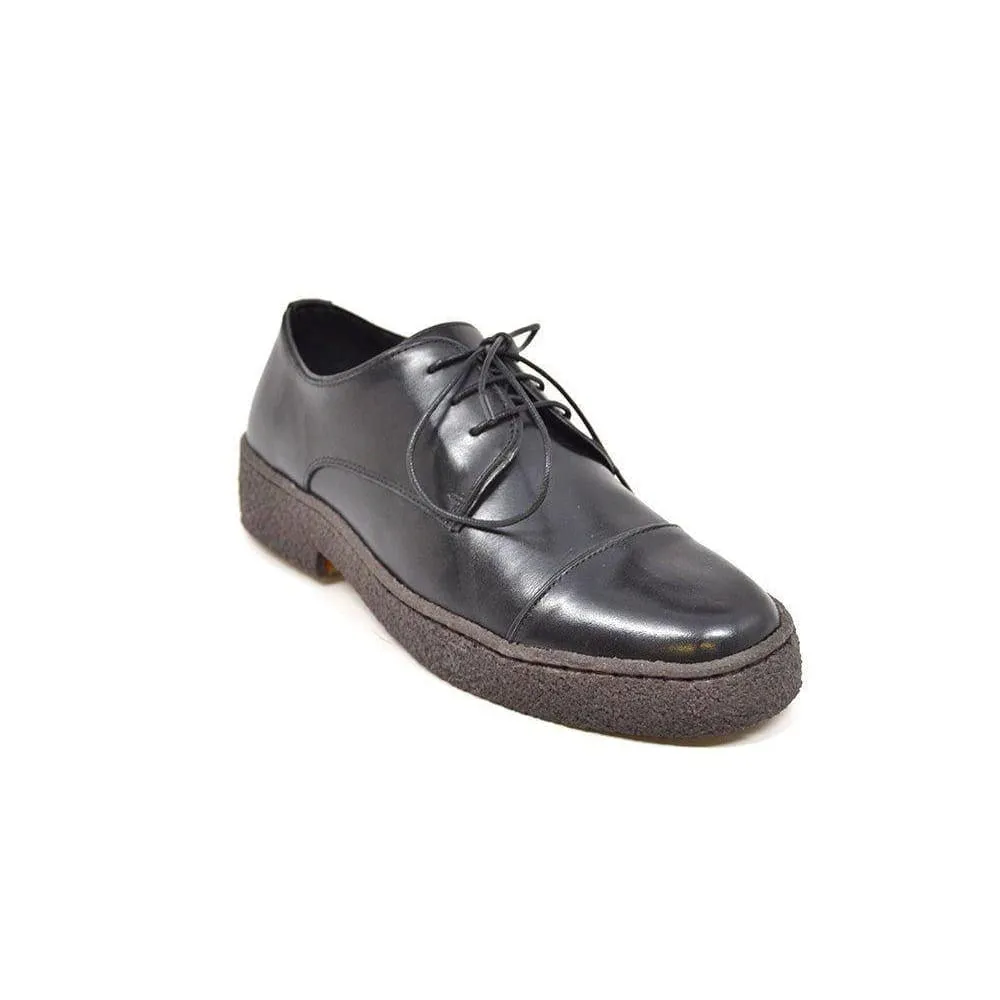 British Walkers Playboy Low Top Cap Toe Men's Black Leather and Suede