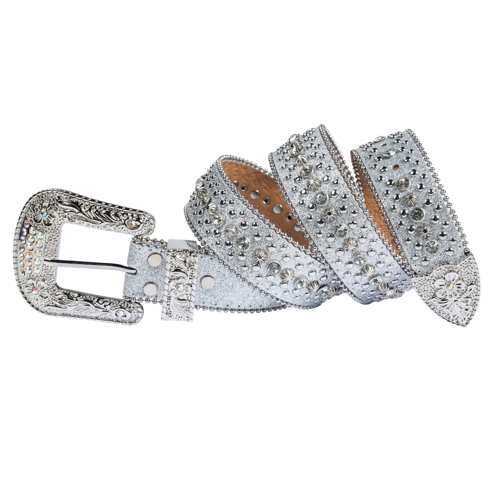 Dream Apparel Premium Strap Men Women Fashion Bling Bling Rhinestones Crystal Diamond Belts