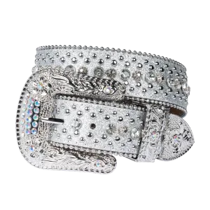 Dream Apparel Premium Strap Men Women Fashion Bling Bling Rhinestones Crystal Diamond Belts