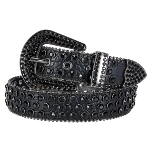 Dream Apparel Premium Strap Men Women Western Fashion Bling Bling Rhinestones Crystal Diamond Belts