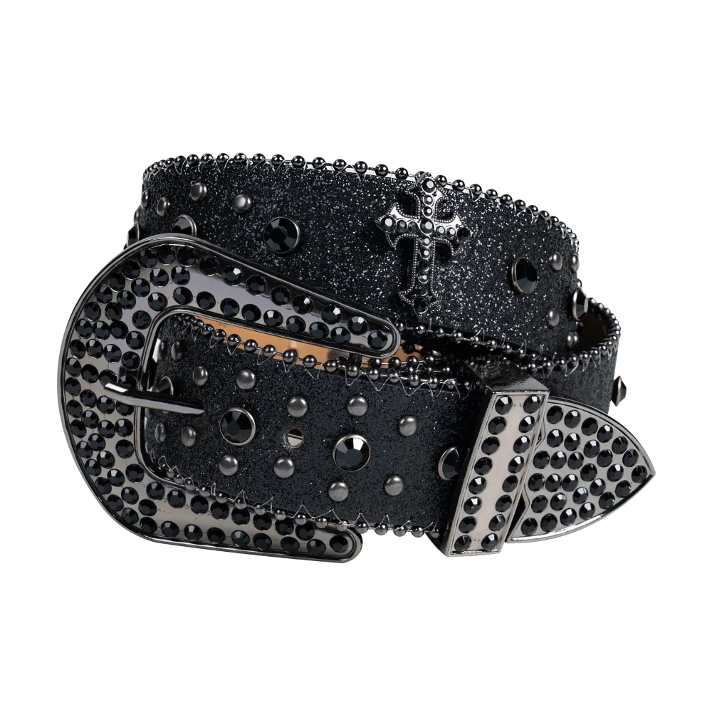 Dream Apparel Premium Straps Men Women Western Fashion Bling Bling Rhinestone Crystal Diamond Belt