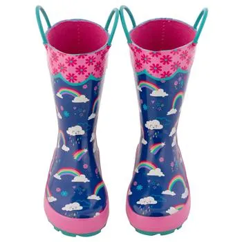 FINAL SALE - Rainbow All Over Print Rainboots