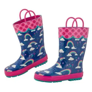 FINAL SALE - Rainbow All Over Print Rainboots