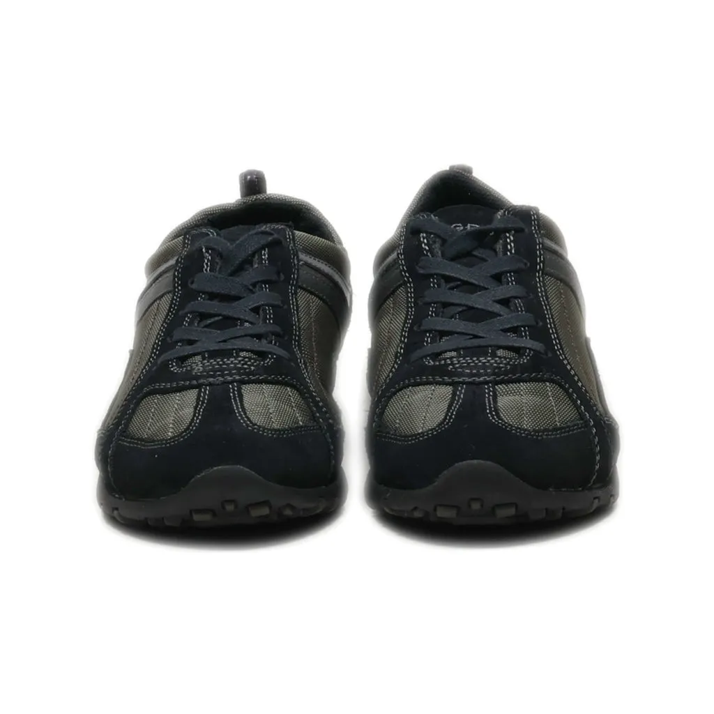 Geox Lace Ups Fabric Black Colour For Women