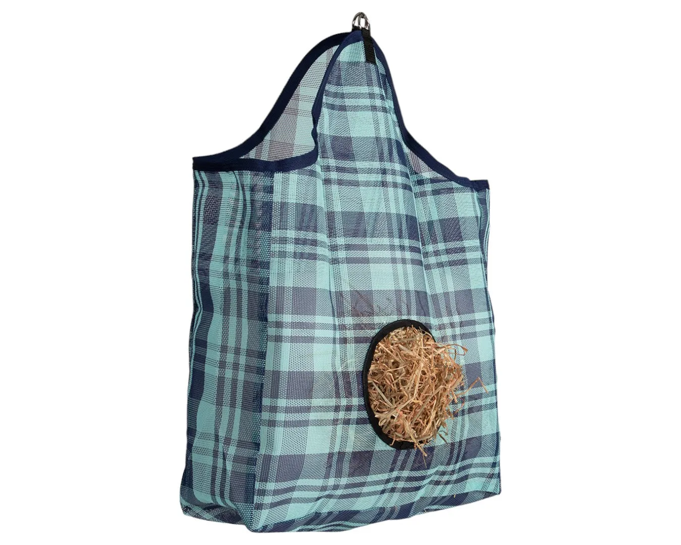 Hay Bag Feeder PVC Mesh - Turquoise