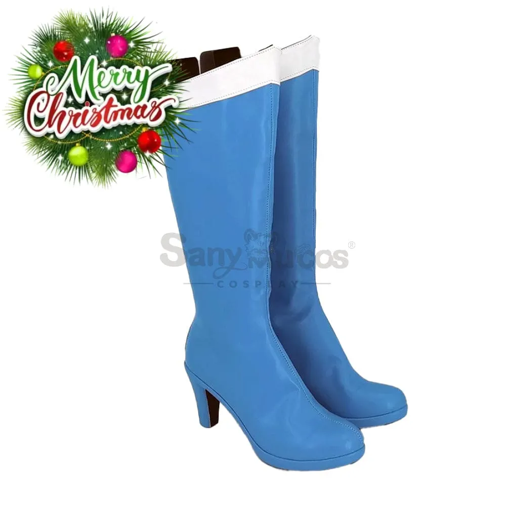 【In Stock】Anime Sailor Moon Cosplay Sailor Mercury Ami Mizuno Cosplay Shoes