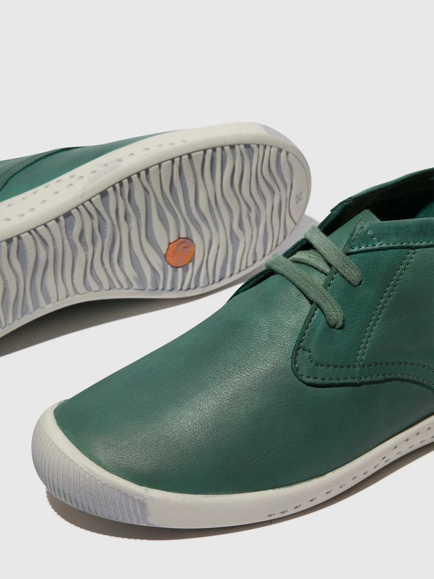 Lace-up Ankle Boots INDIRA GREEN