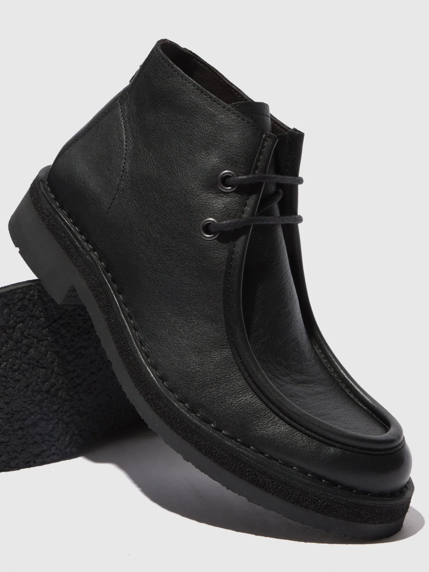 Lace-up Ankle Boots RODO076FLY BIO BLACK