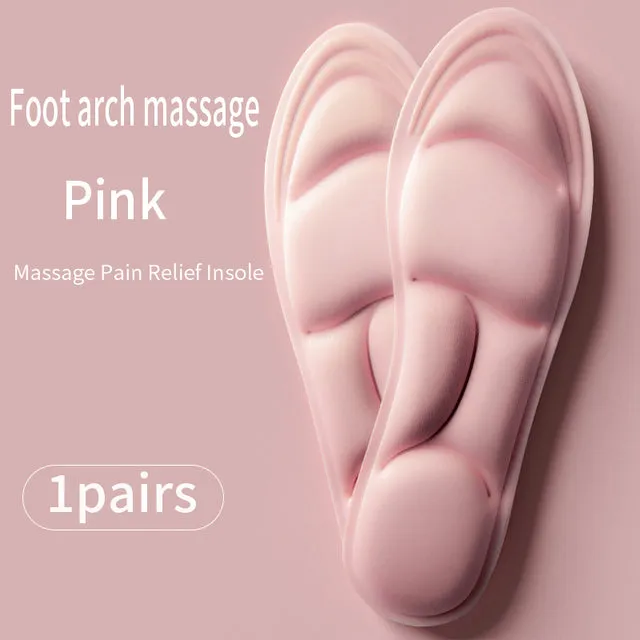 Memory Foam 5D Sport Insoles for Shoes Women Men Deodorant Breathable Cushion Running Insoles For Feet Care Orthopedic Insoles