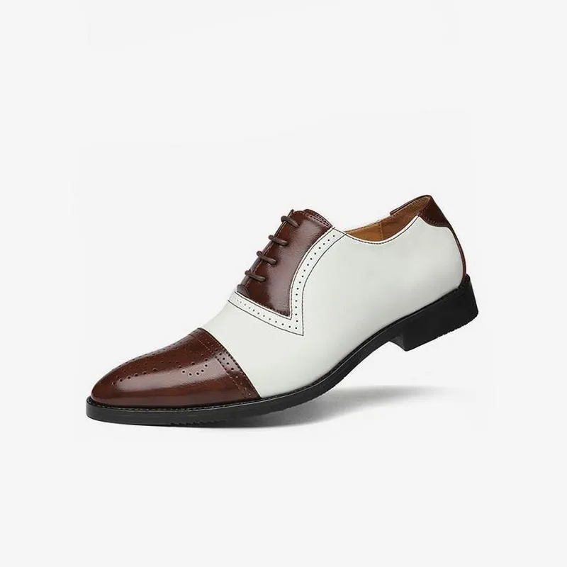 Men's Cap Toe Brogue Formal Shoes