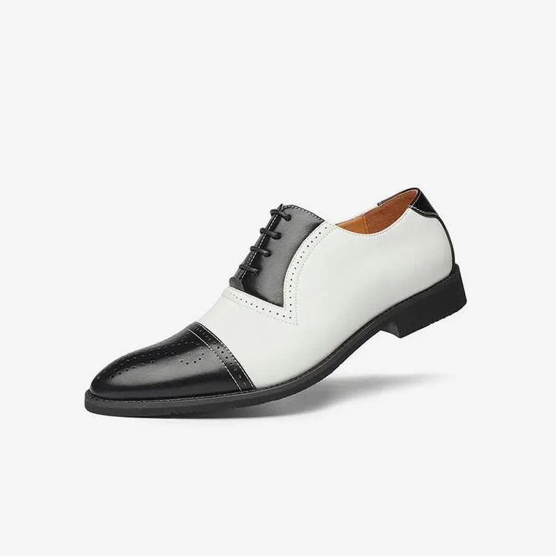 Men's Cap Toe Brogue Formal Shoes