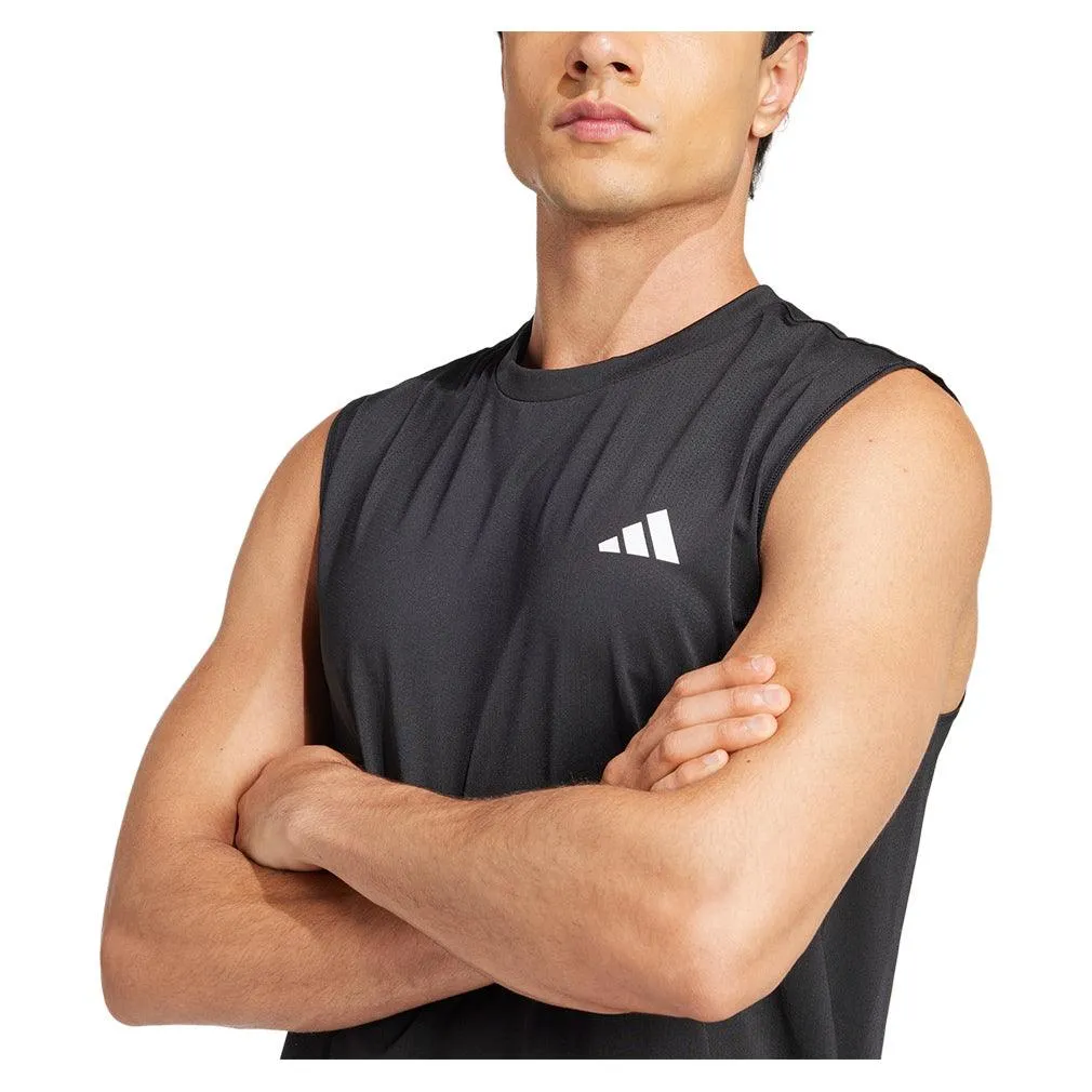 Men`s Club Tennis Top Black