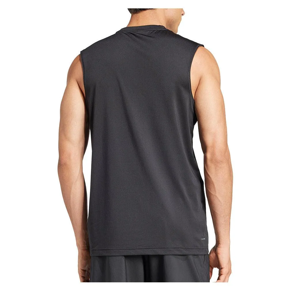 Men`s Club Tennis Top Black