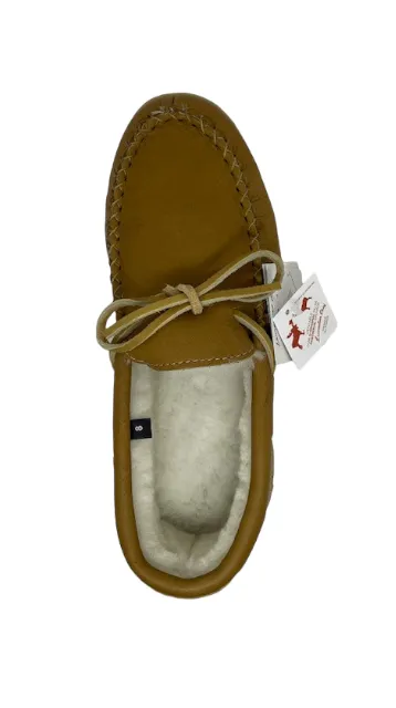 Moccasins Moosehide Sheepskin Lined Men's🍁