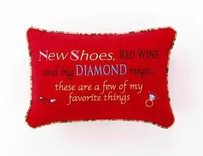 My Favorite Things Throw Pillow