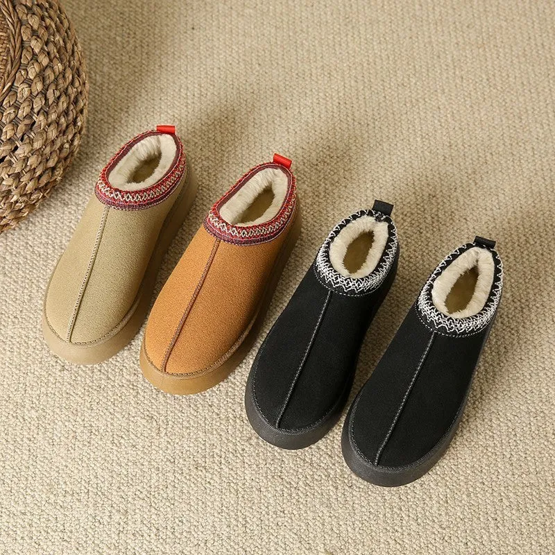Nanccy Fashion Sponge Cake Thick Soles Warm Shoes