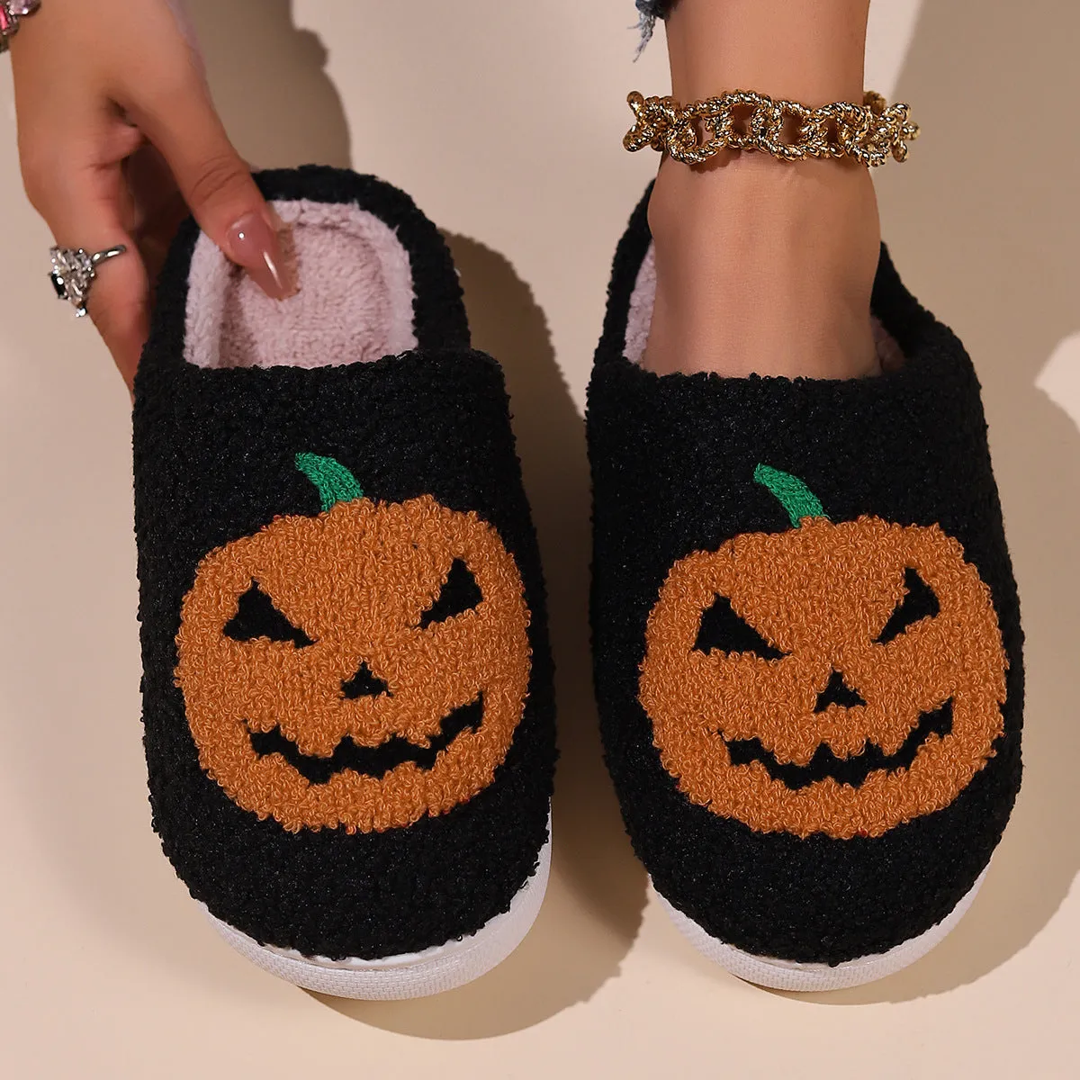 Nanccy Plush Warm  Soft Slippers