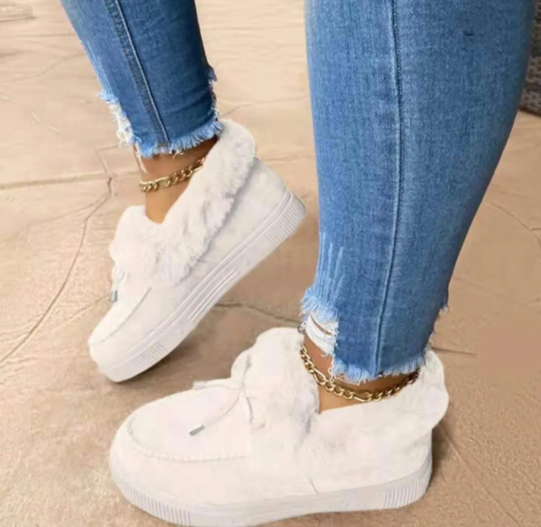 Nanccy Warm Flat Large Plus Women's Shoes