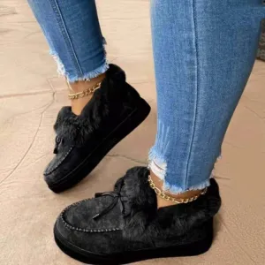 Nanccy Warm Flat Large Plus Women's Shoes