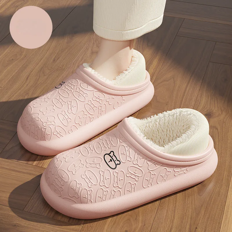 Nanccy Waterproof Plush Thick Sole Warm Shoes