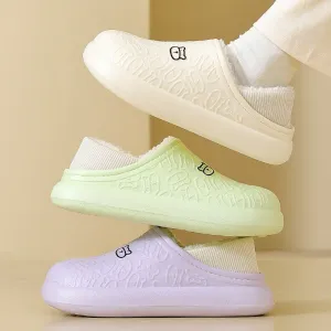 Nanccy Waterproof Plush Thick Sole Warm Shoes