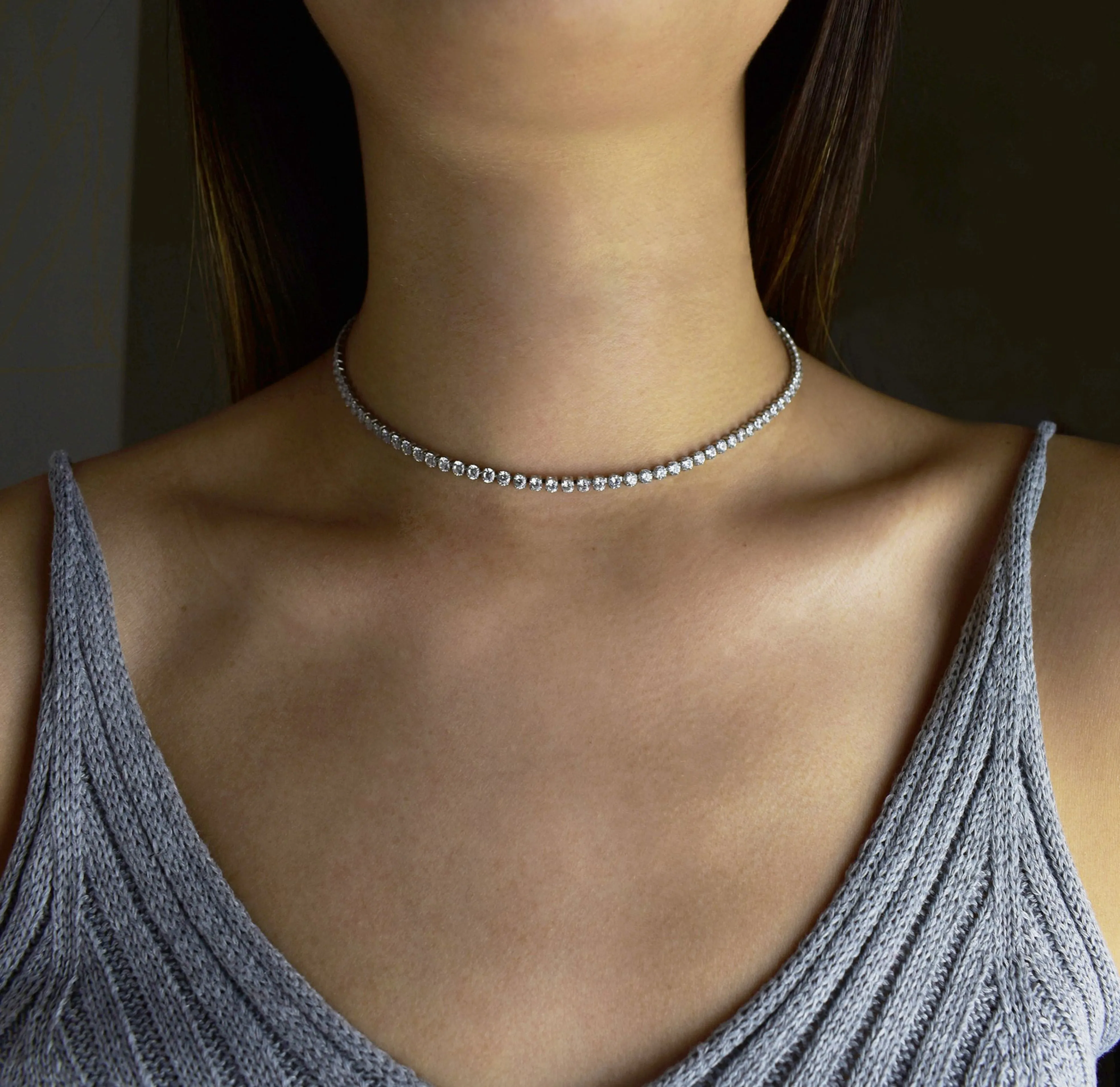PARIS TENNIS CHOKER NECKLACE