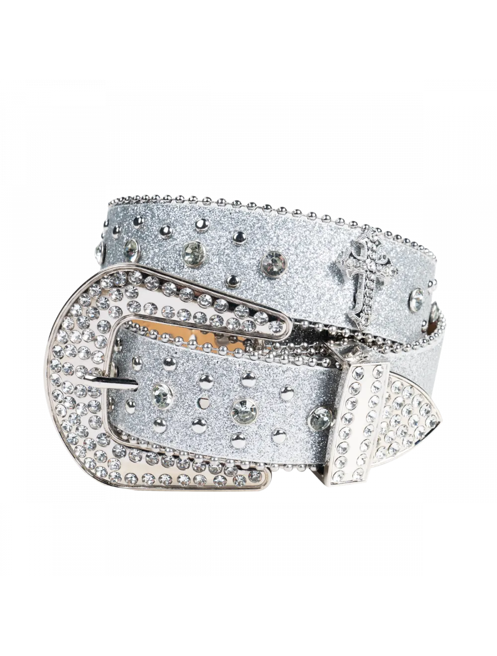 Premium Straps Men Women Western Fashion Bling Rhinestones Crystal Diamond Belt
