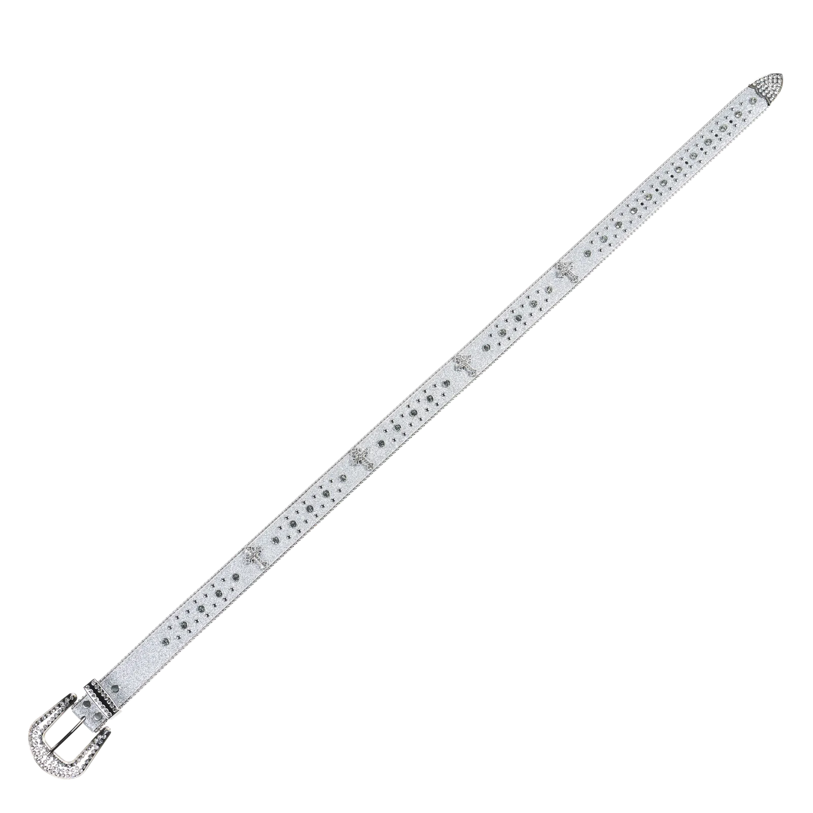 Premium Straps Men Women Western Fashion Bling Rhinestones Crystal Diamond Belt