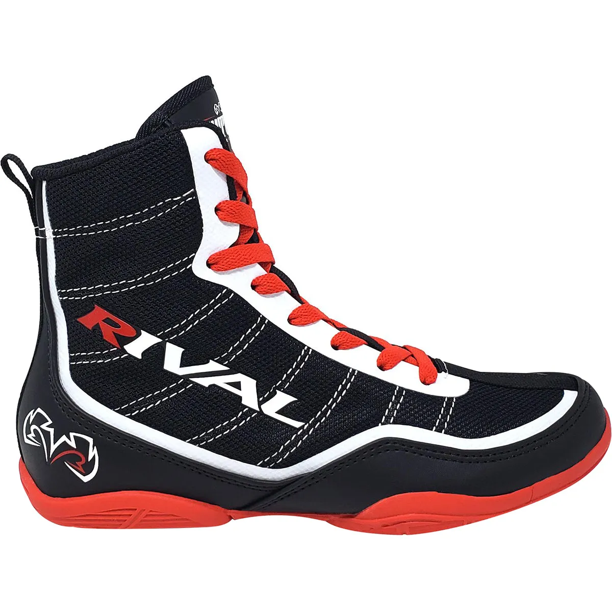 RIVAL Boxing Youth RSX-Future Lo-Top Boxing Shoes - Black/White/Red