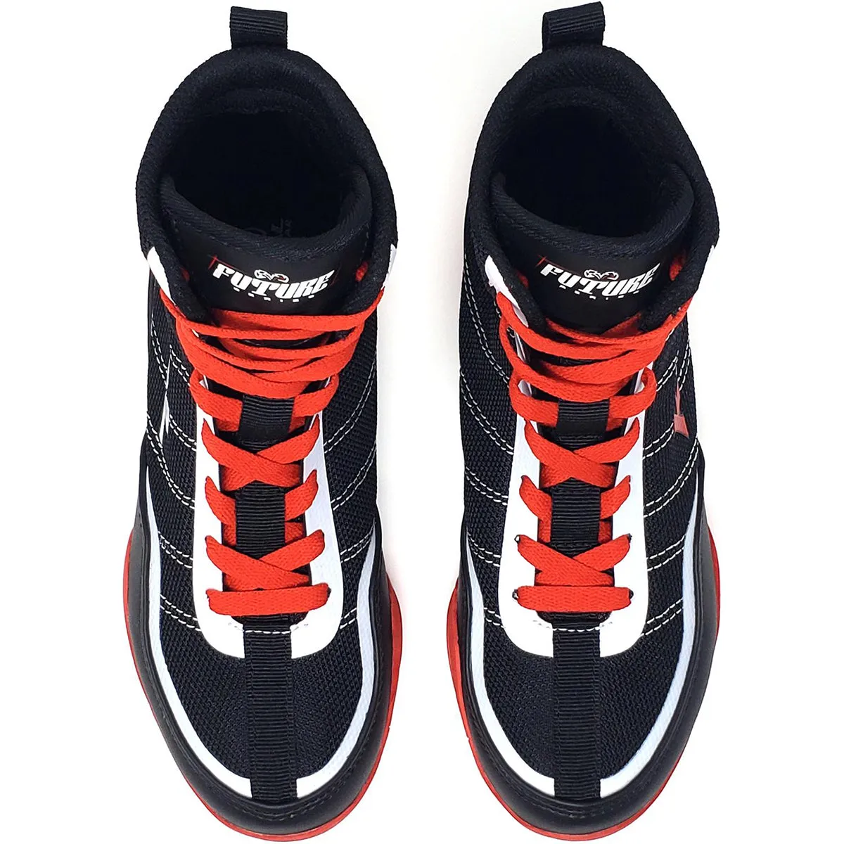 RIVAL Boxing Youth RSX-Future Lo-Top Boxing Shoes - Black/White/Red