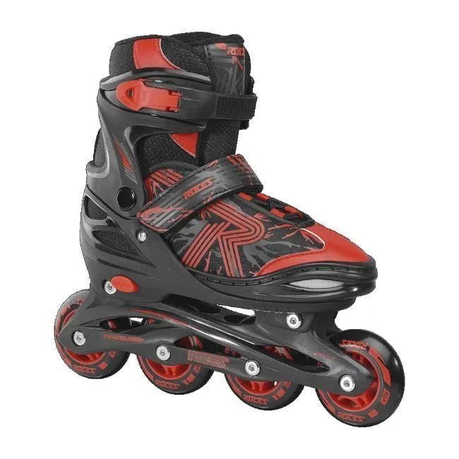 Roces Jokey 3.0 Boy Skating Roller Skates Black/Red 400845