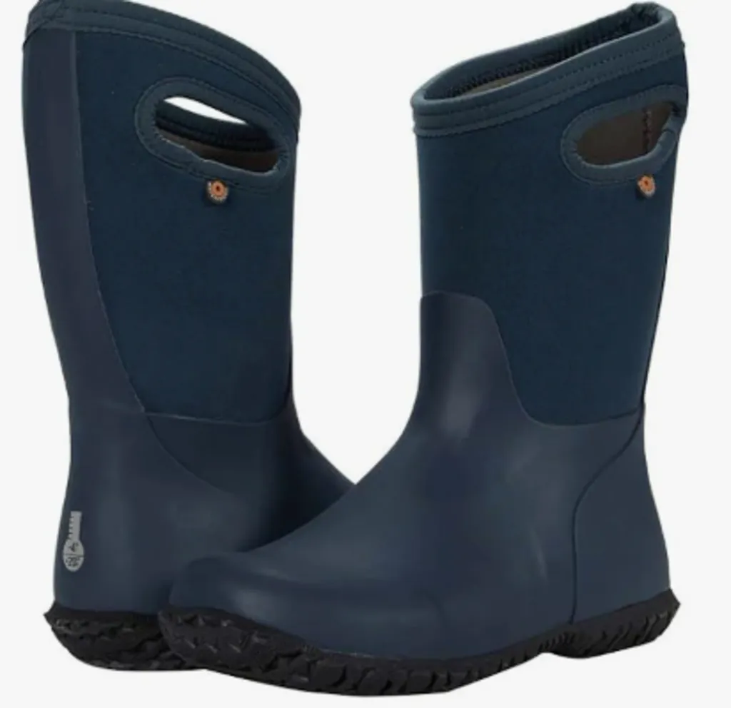 Size 11: Bogs YORK Navy Insulated Rated -4F Rain Boots NEW