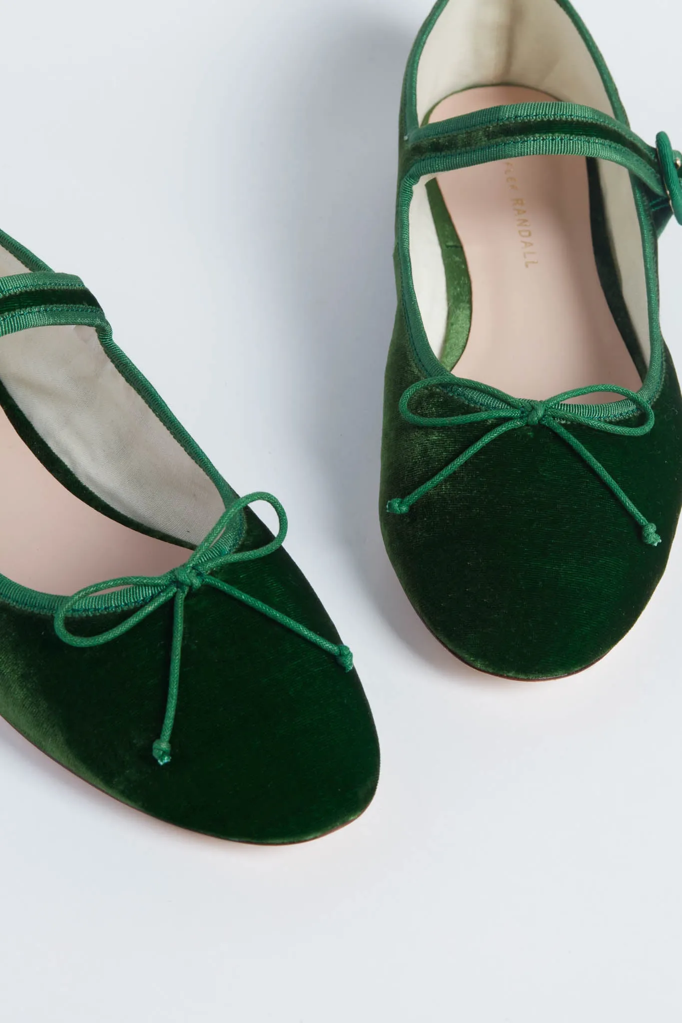 Spruce Velvet Chiara Mary Jane Flats