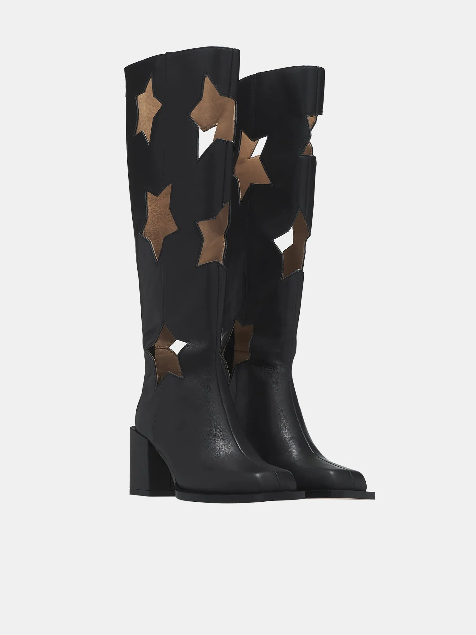 Star Cut-Out Boots (SS-X0024-27-01-BLACK)