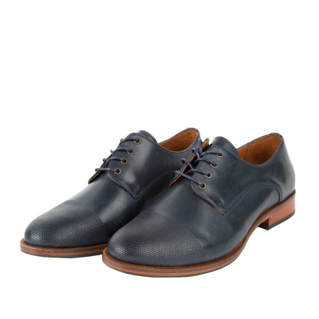Ten Points Diana Dress Shoe in Blue Leather