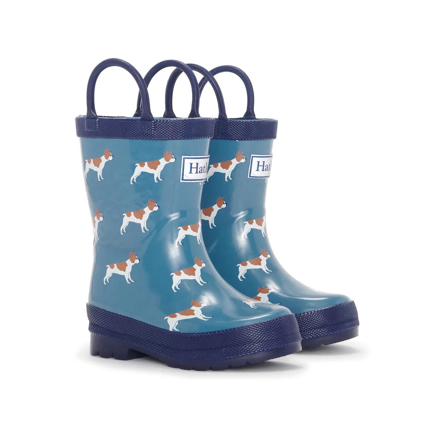 Toddler Boys French Bulldogs Rain Boots