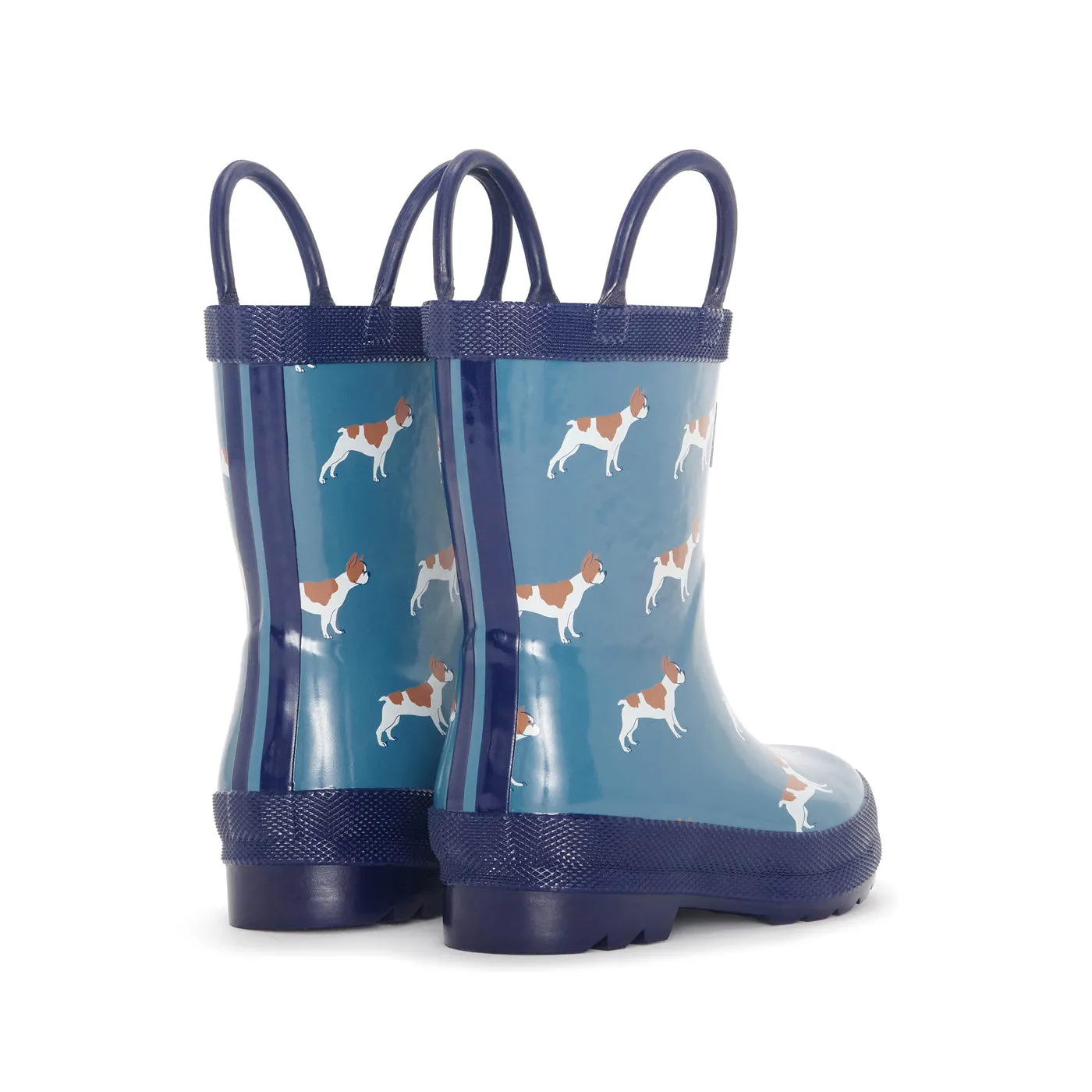 Toddler Boys French Bulldogs Rain Boots