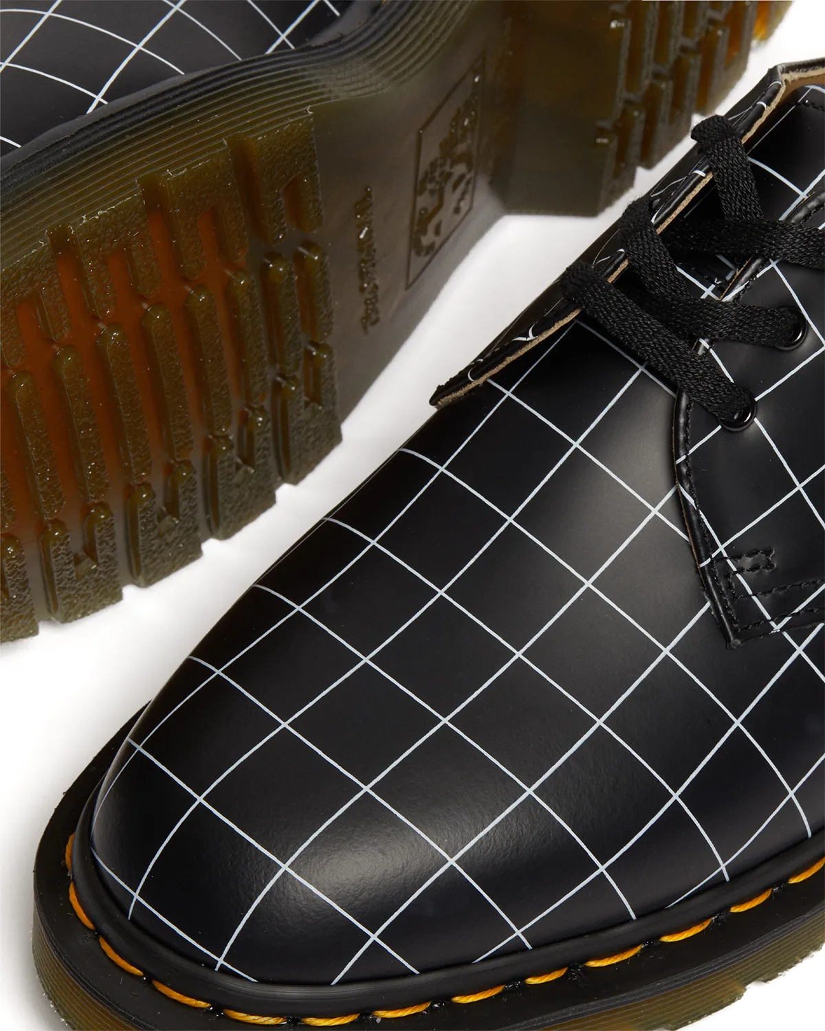 UNDERCOVER x 1461 MIE Smooth Check Black