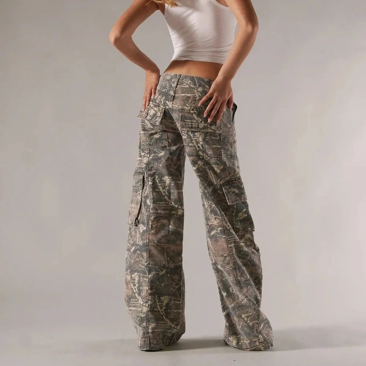 Unisex Camouflage Cargo Pants