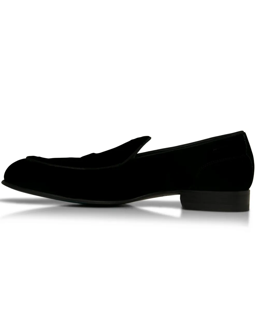 Velvet Formal Shoe in Black