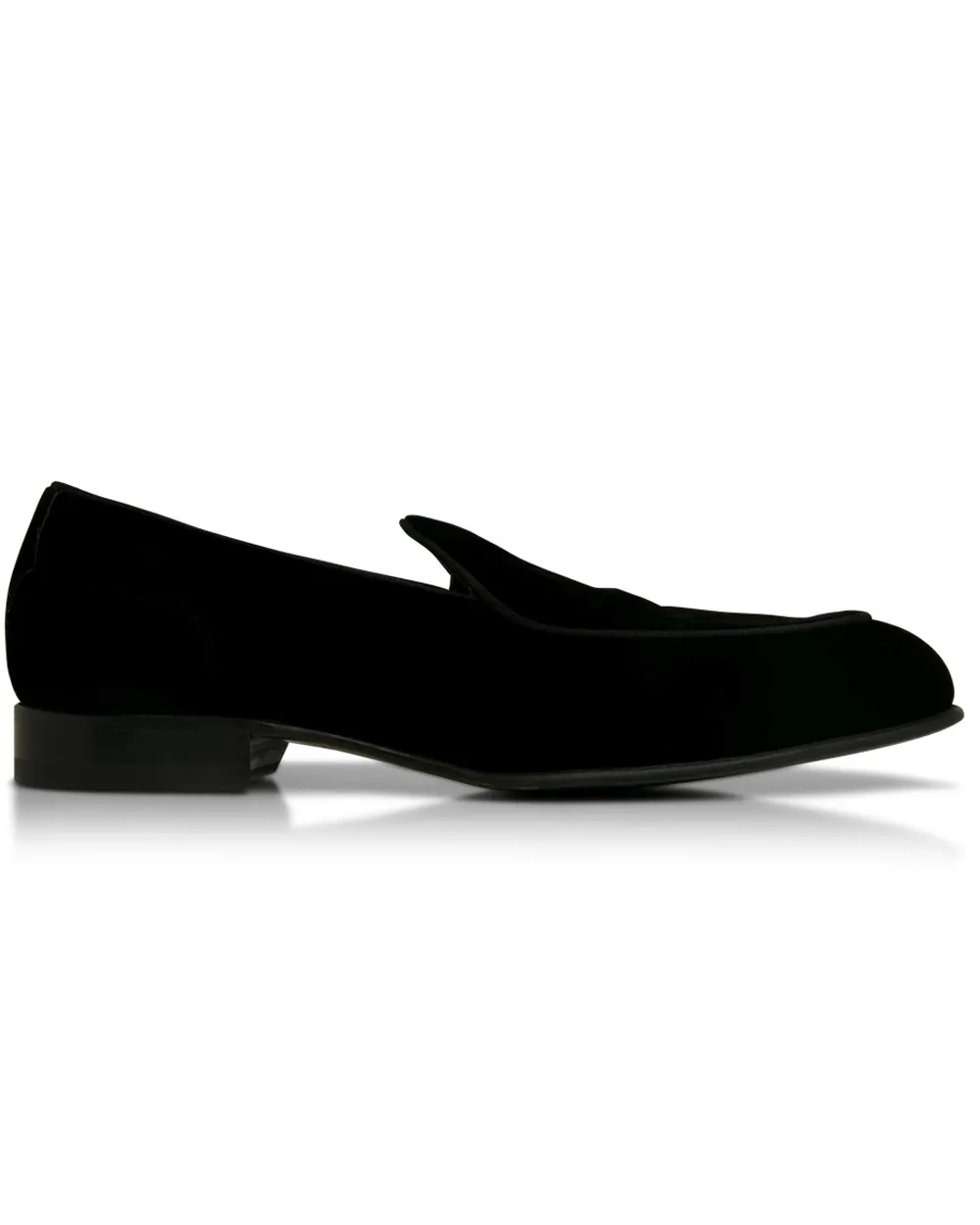 Velvet Formal Shoe in Black