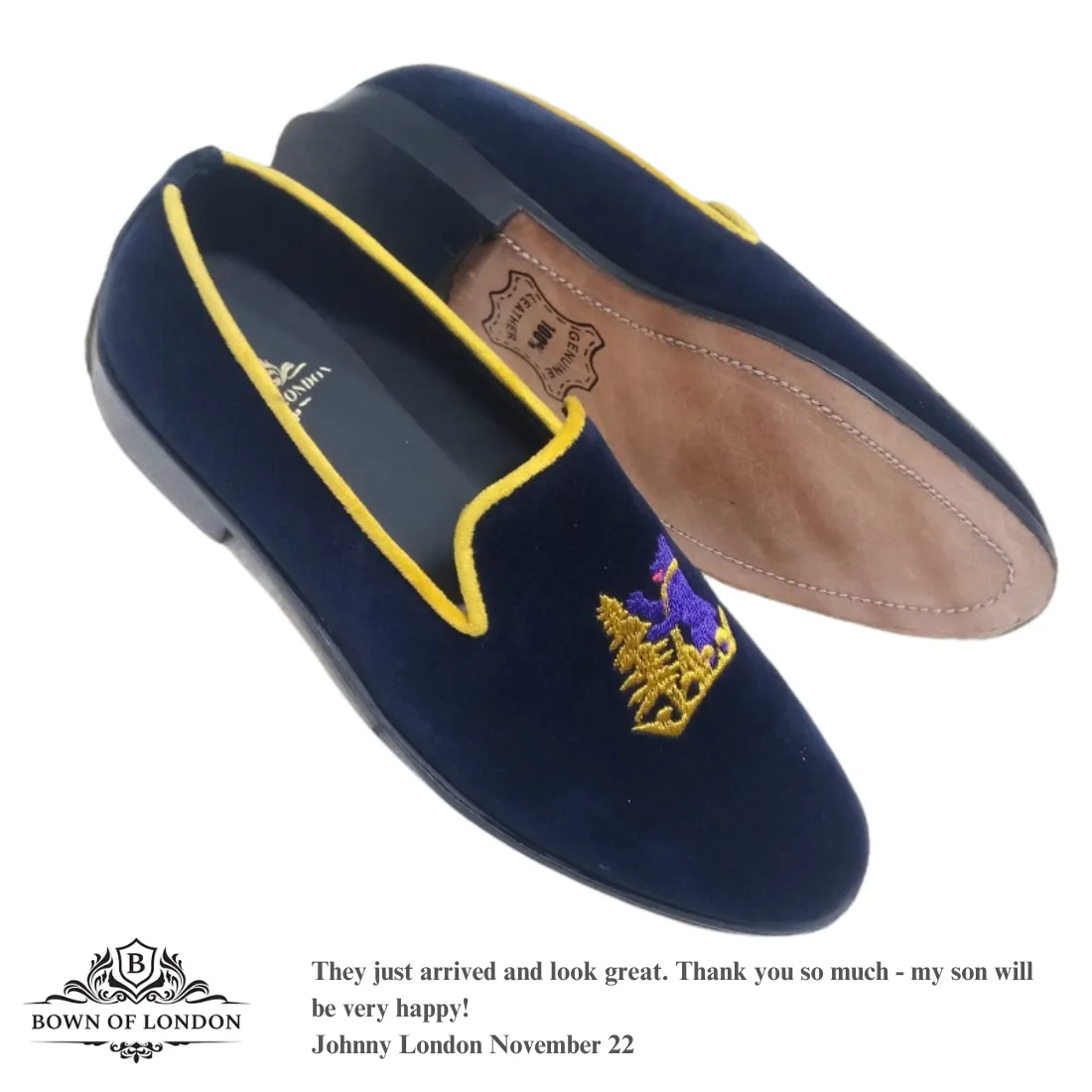 Velvet Loafer/Slipper Shoe Farmer