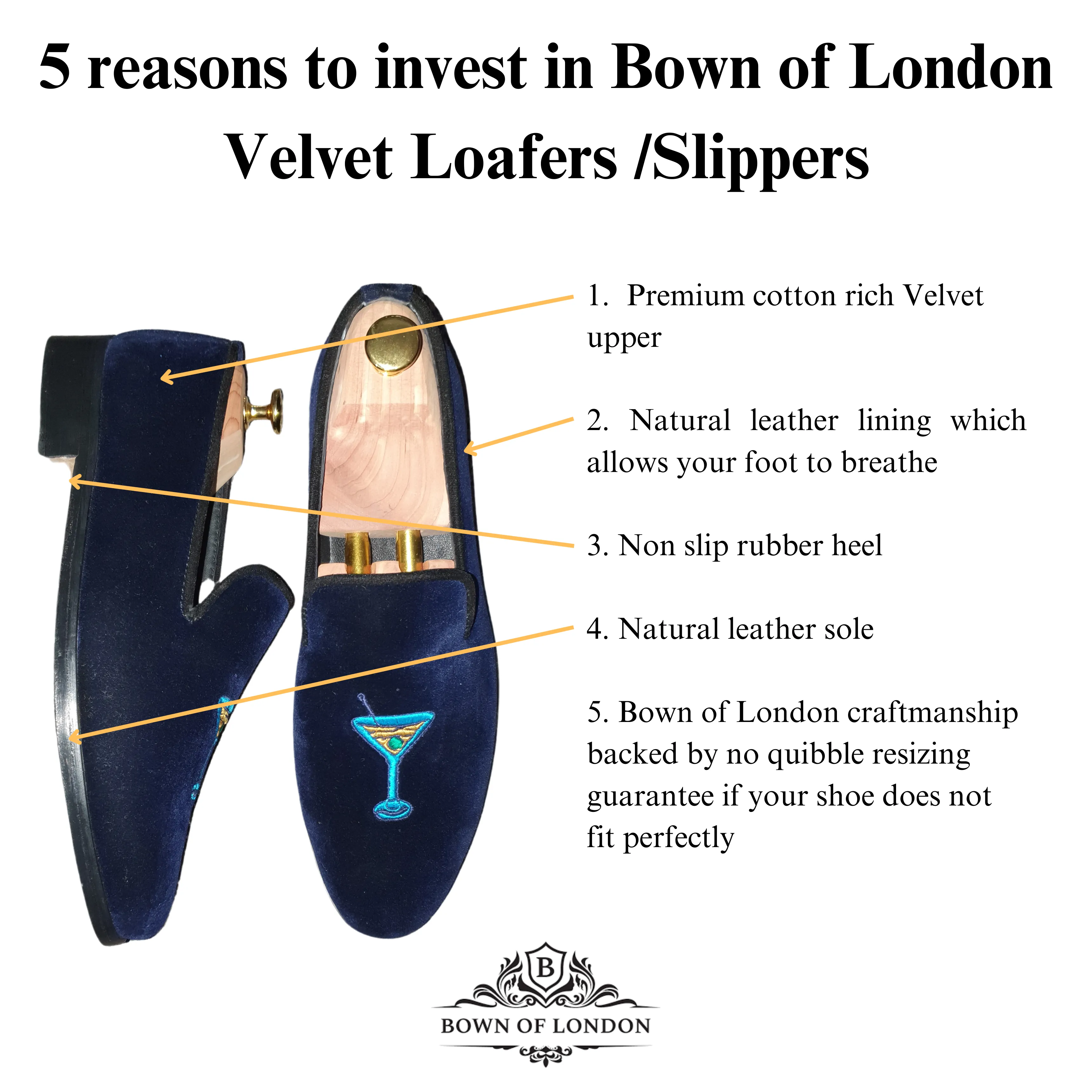 Velvet Loafer/Slipper Shoe Farmer